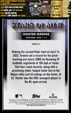 2022 Topps Update #SMLBC-67 Hunter Greene Stars of MLB Chrome