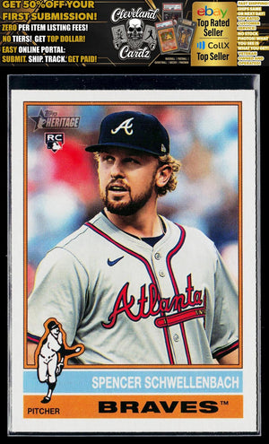 2025 Topps Heritage #58 Spencer Schwellenbach