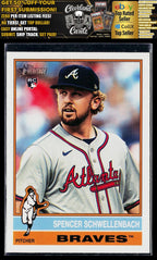 2025 Topps Heritage #58 Spencer Schwellenbach