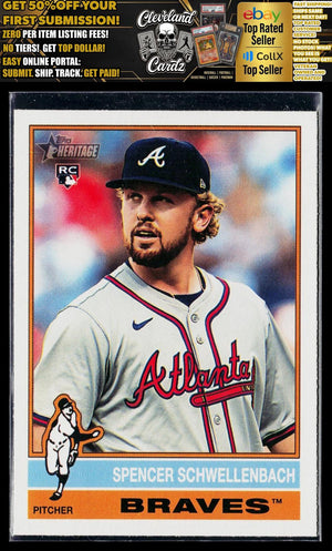 2025 Topps Heritage #58 Spencer Schwellenbach