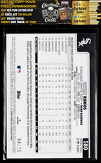 2025 Topps #580 Bryan Ramos Orange Holo Foil #/25