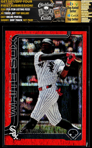 2025 Topps #580 Bryan Ramos Orange Holo Foil #/25