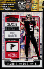 2023 Panini Contenders #5 Drake London Season Ticket Premium