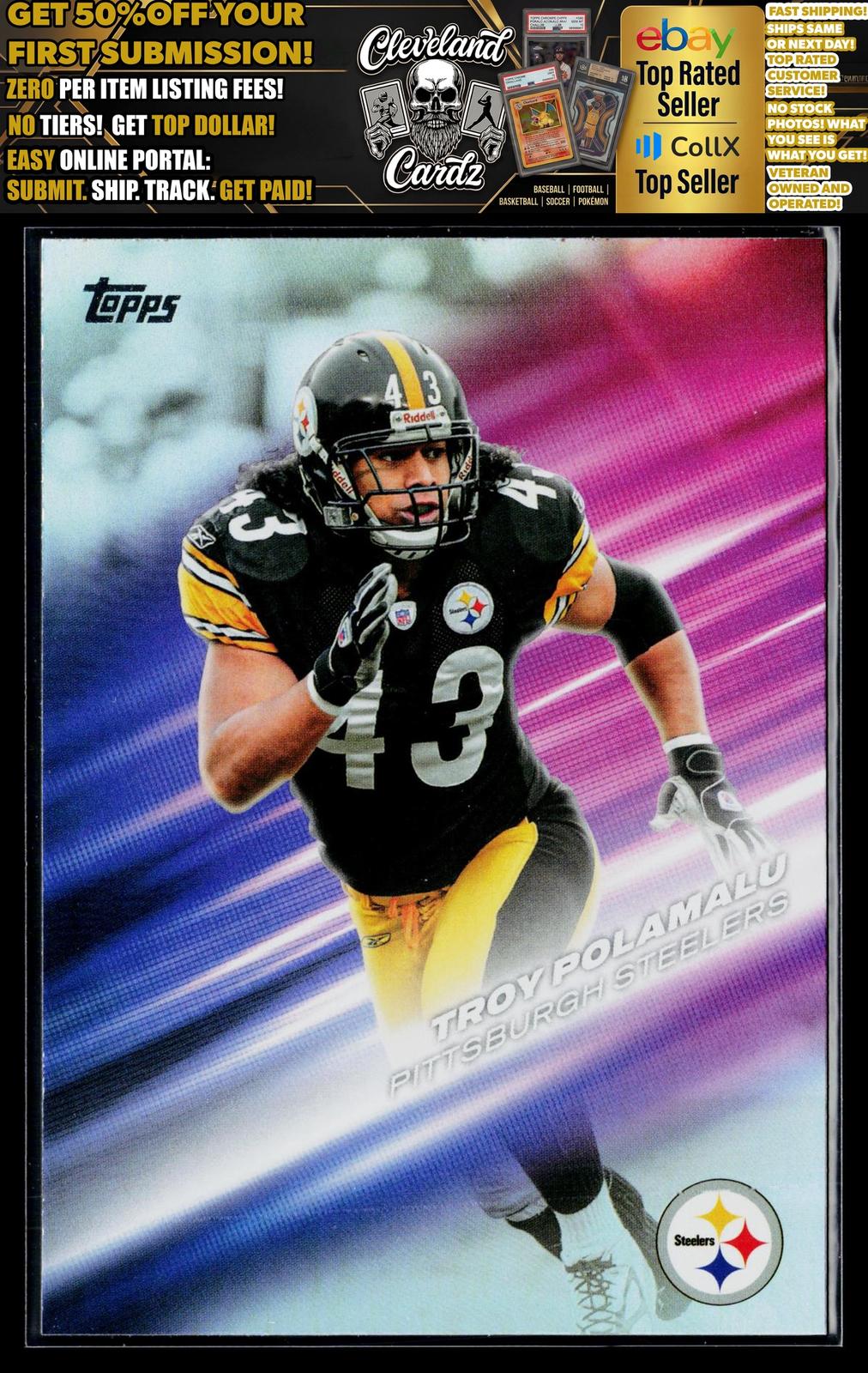 2026 Topps Flagship #GOTG-24 Troy Polamalu Greats of the Game