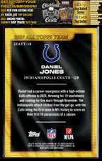 2026 Topps Flagship #25ATT-18 Daniel Jones 2025 All Topps Team