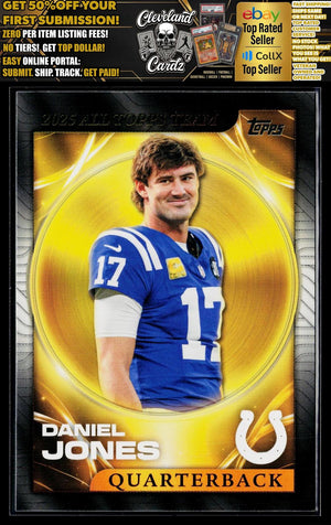 2026 Topps Flagship #25ATT-18 Daniel Jones 2025 All Topps Team