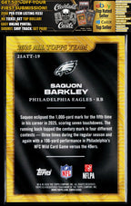 2026 Topps Flagship #25ATT-19 Saquon Barkley 2025 All Topps Team