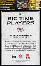 2026 Topps Flagship #BTP-7 Patrick Mahomes II Big Time Players