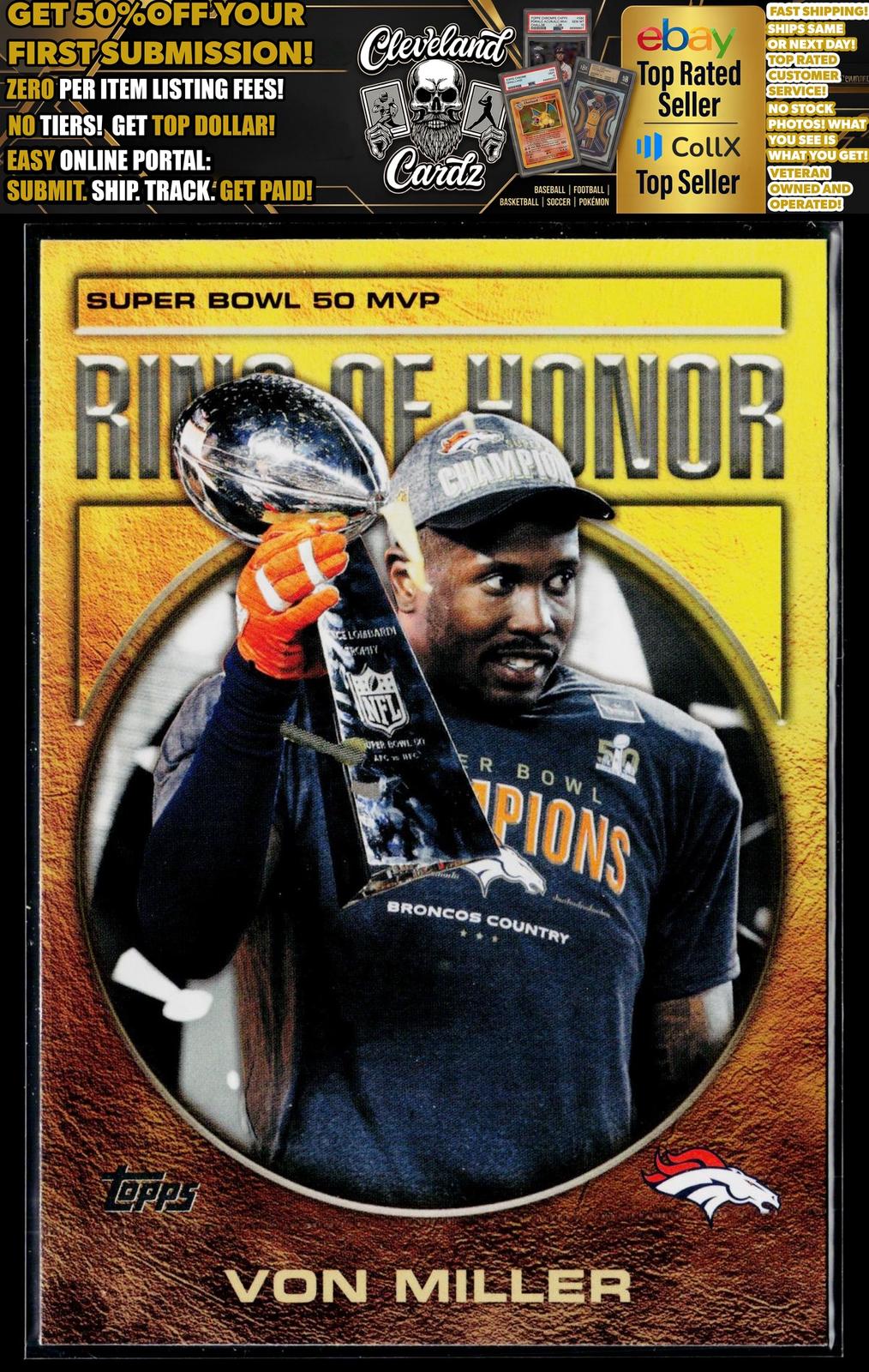 2026 Topps Flagship #ROH-4 Von Miller Ring of Honor