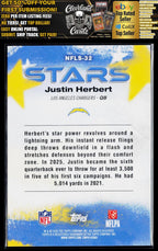 2026 Topps Flagship #NFLS-32 Justin Herbert NFL Stars